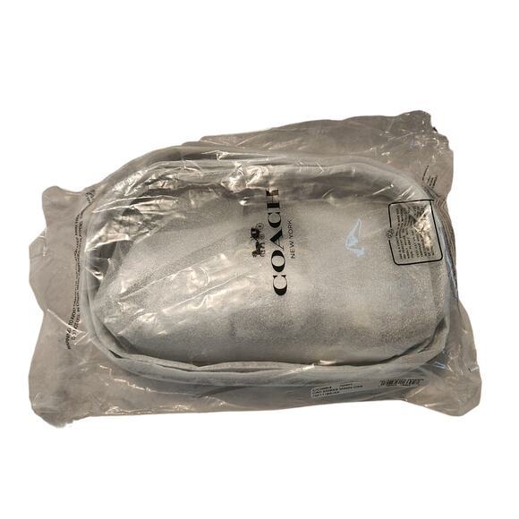 Coach Morgan Dark Green Croc Embossed Leather Crossbody - Picture 8 of 9